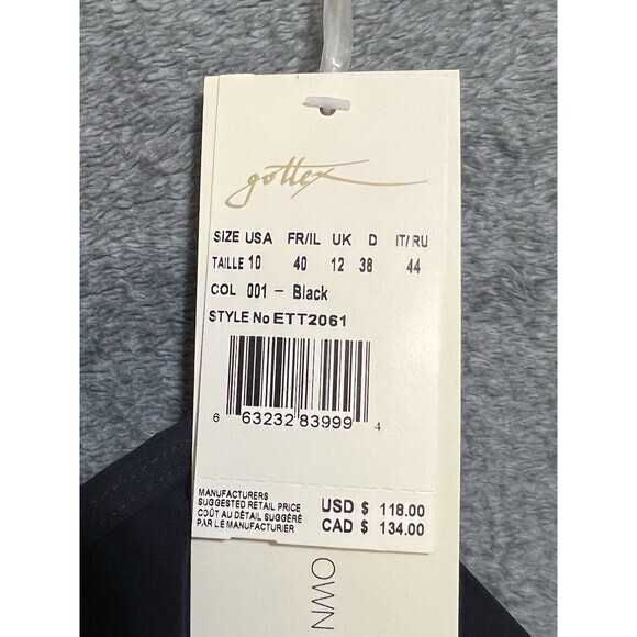 Profile By Gottex Pleat It Ruffle One Shoulder One Piece Swimsuit Sz. 10 NWT - Picture 4 of 4